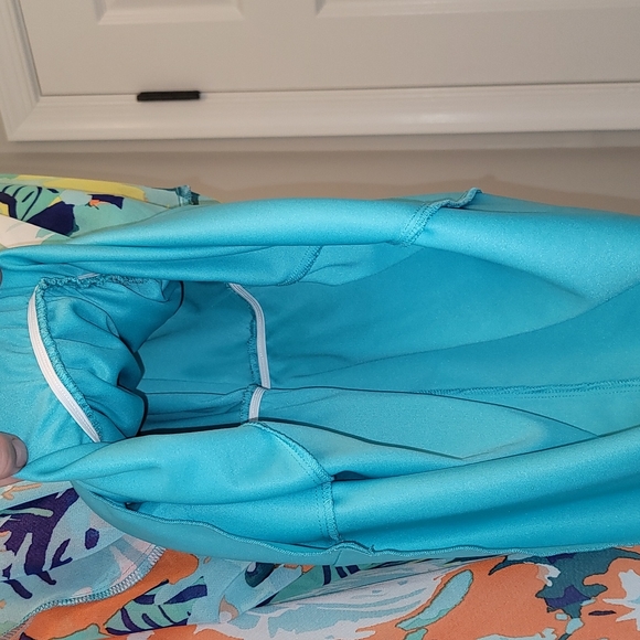 high-low sun dress, casual or formal, size 7/8, floral, criss cross back - Picture 10 of 15